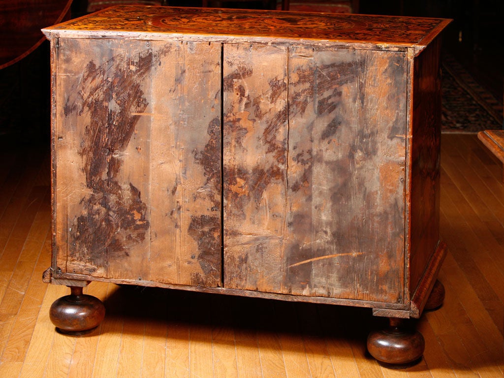 William And Mary Marquetry Chest In Good Condition In Norwalk, CT