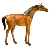 Sculptured Leather Horse