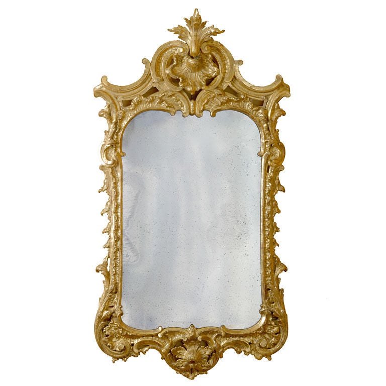 Chippendale Gilt Rococo Mirror at 1stdibs