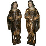 Pair of Italian Neoclassical 18th Century Carvings