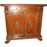 Italian 18th Century walnut credenza