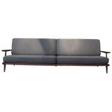Terrific Eight Foot Spindle-Back Sofa by George Nakashima