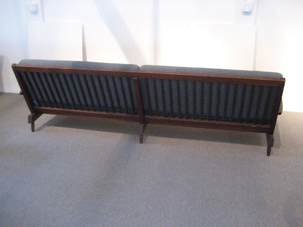 American Terrific Eight Foot Spindle-Back Sofa by George Nakashima