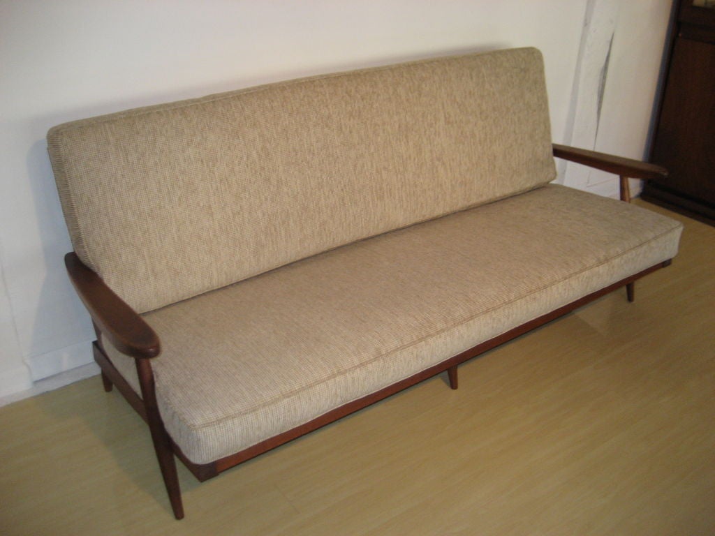 American George Nakashima Spindle Back Sofa with Arms-6.5'