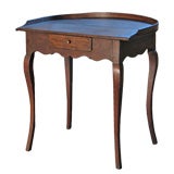 Italian Baroque Demilune Desk 7