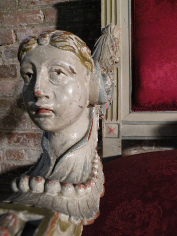 Noyer Suite de salon de style Louis XIV à la manière de Guéret Frères en vente