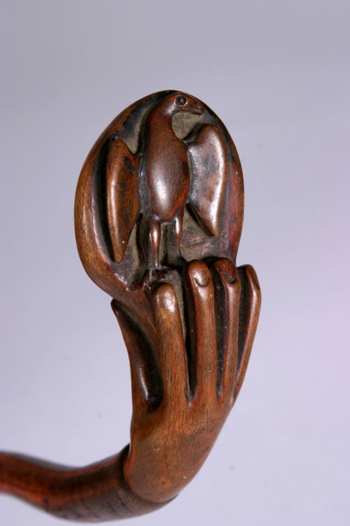 Vogler Carved Walking Stick