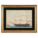 U.S. Ship Constitution. 52 guns. Built 1813