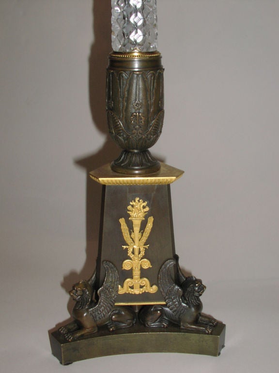 Pair of French Empire Candelabra