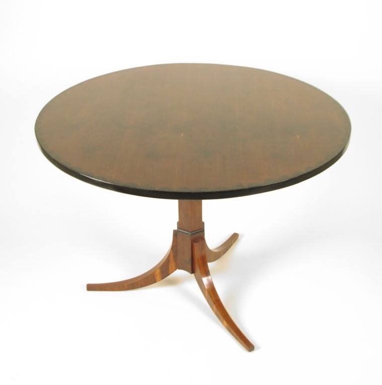 Biedermeier Yew Wood Center Table