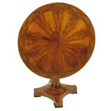 Biedermeier Walnut Center Table