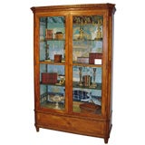 Antique NeoClassical Large Cherry Bookcase