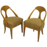 Pair of Fine Russian Neoclassical Chairs