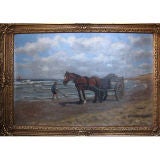 Dutch Oil Painting by Gijsberjus Johannes van Overbeek