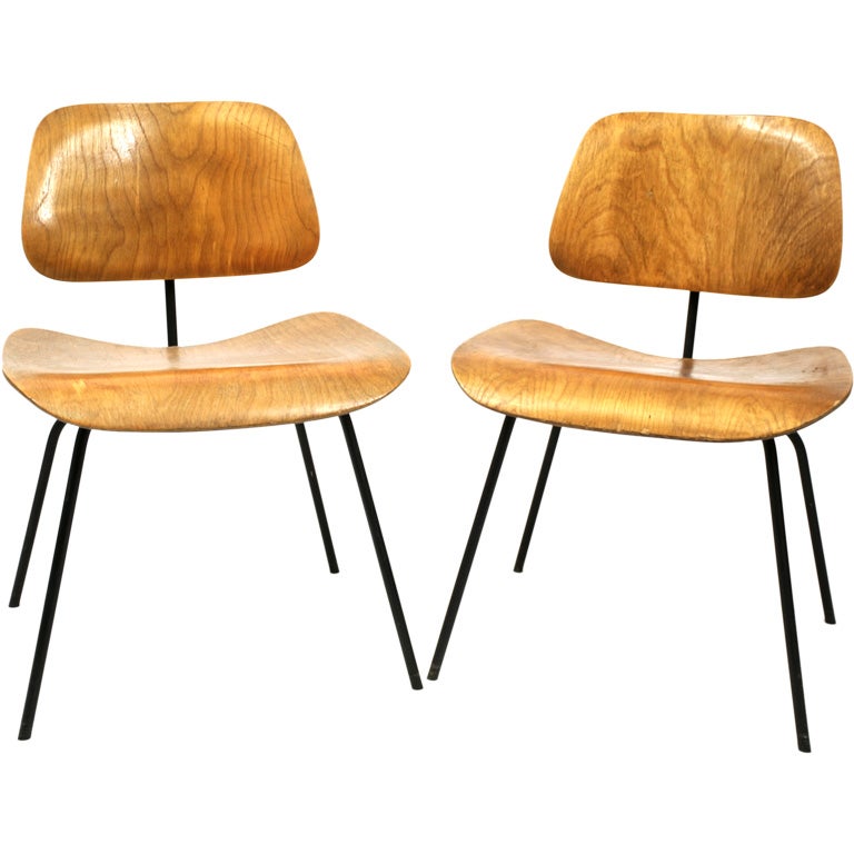 Early Eames DCM Chairs
