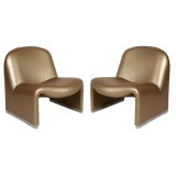 Pair of Giancarlo Peretti Lounge Chairs