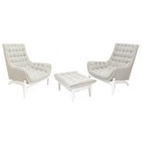 Glamorous Pair of Slipper Chairs
