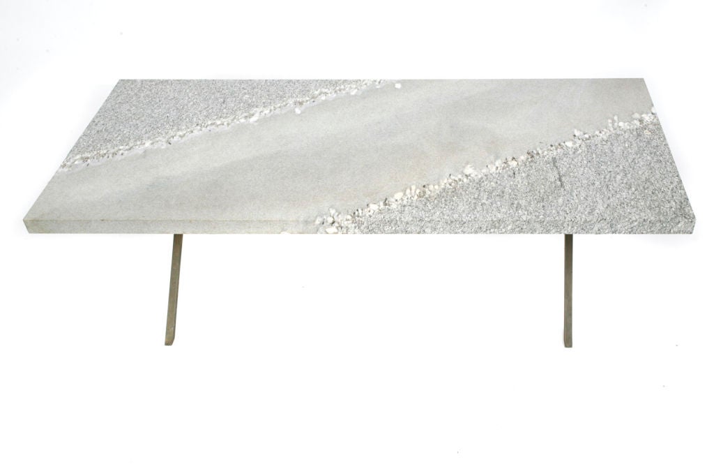 1950’s Marble and Bronze Cocktail Table