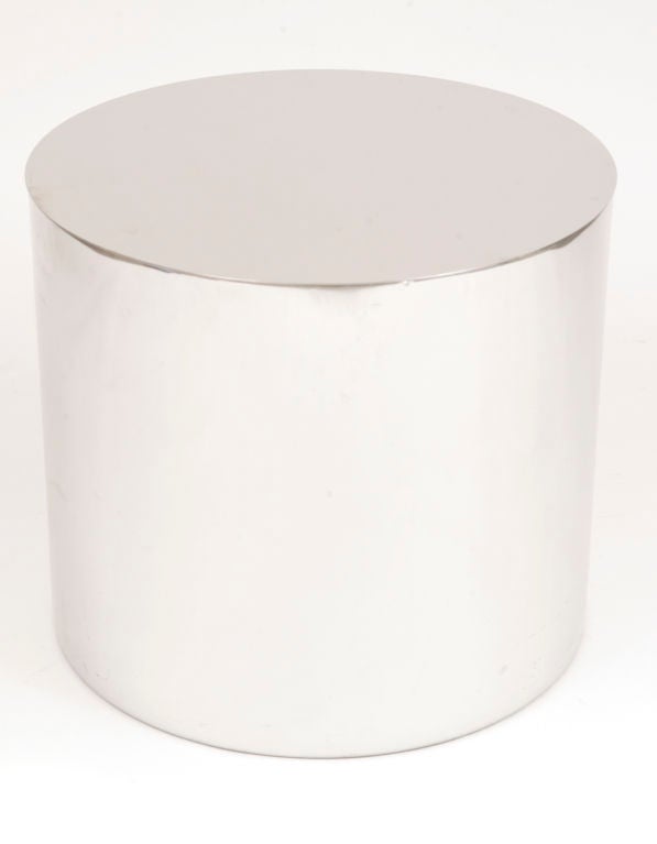 Pair of High Polished Side Tables by Habitat