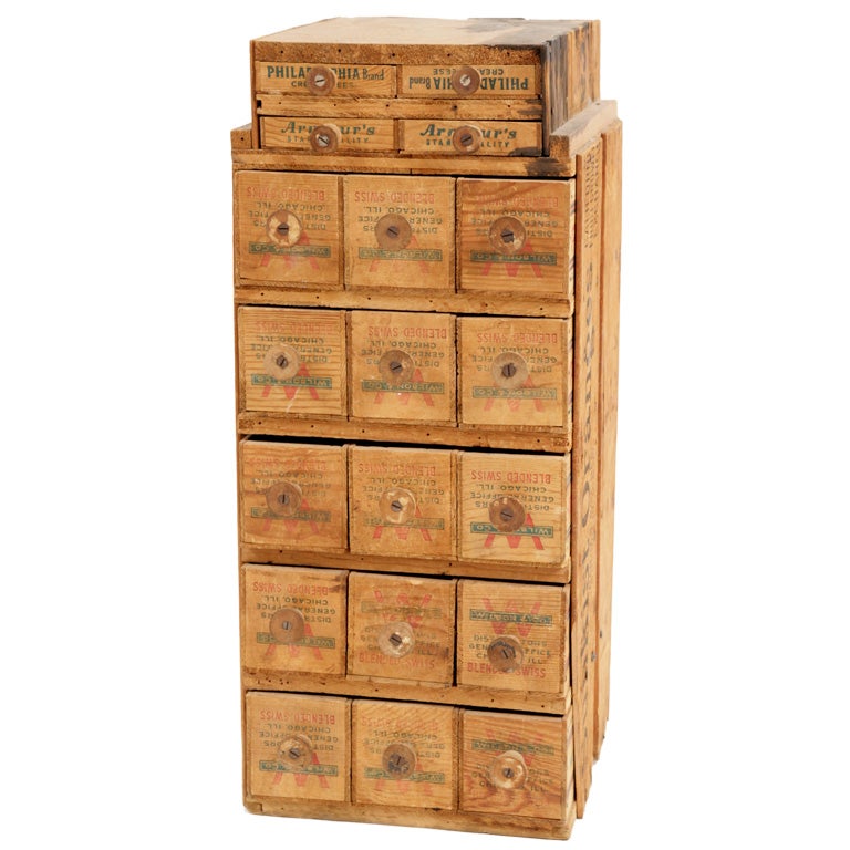 Tramp Art Apothecary Chest