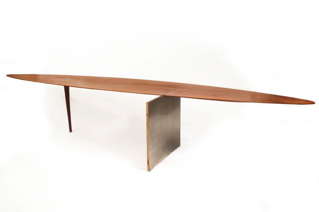 Rare Paul Tuttle Surfboard Sofa Table