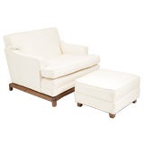 Grand Scale Chair & Ottoman