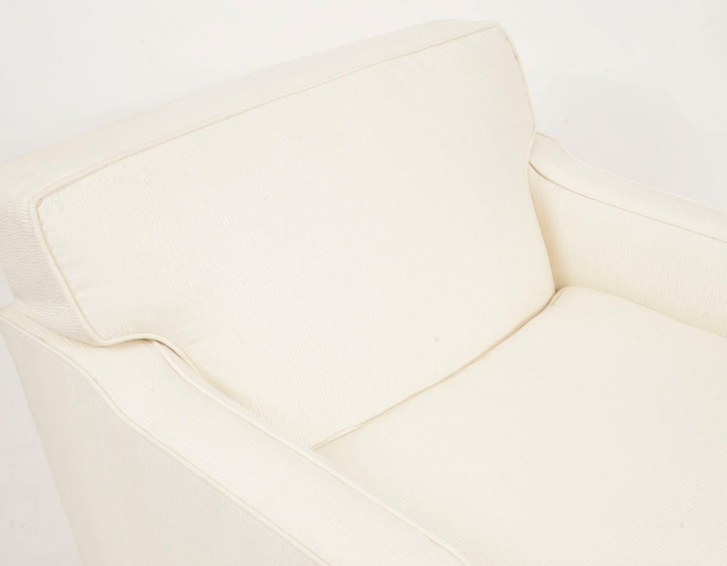 American Grand Scale Chair & Ottoman