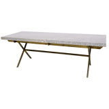 1950’s Marble and Bronze Cocktail Table