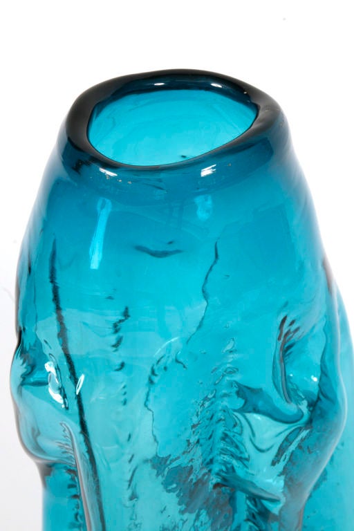 Rare Blenko Vase In Excellent Condition In Phoenix, AZ