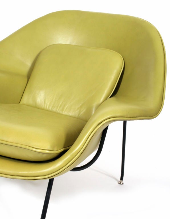 Eero Saarinen for Knoll Leather Womb Chair