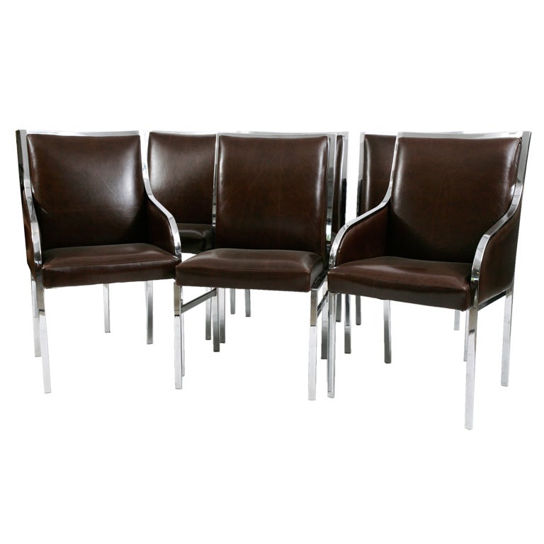 6 Pierre Cardin Dining Chairs