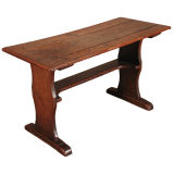 Antique Trestle Based Pub Table