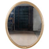 Large Oval Gilded Mirror Antique Large Oval Gilded Mirror