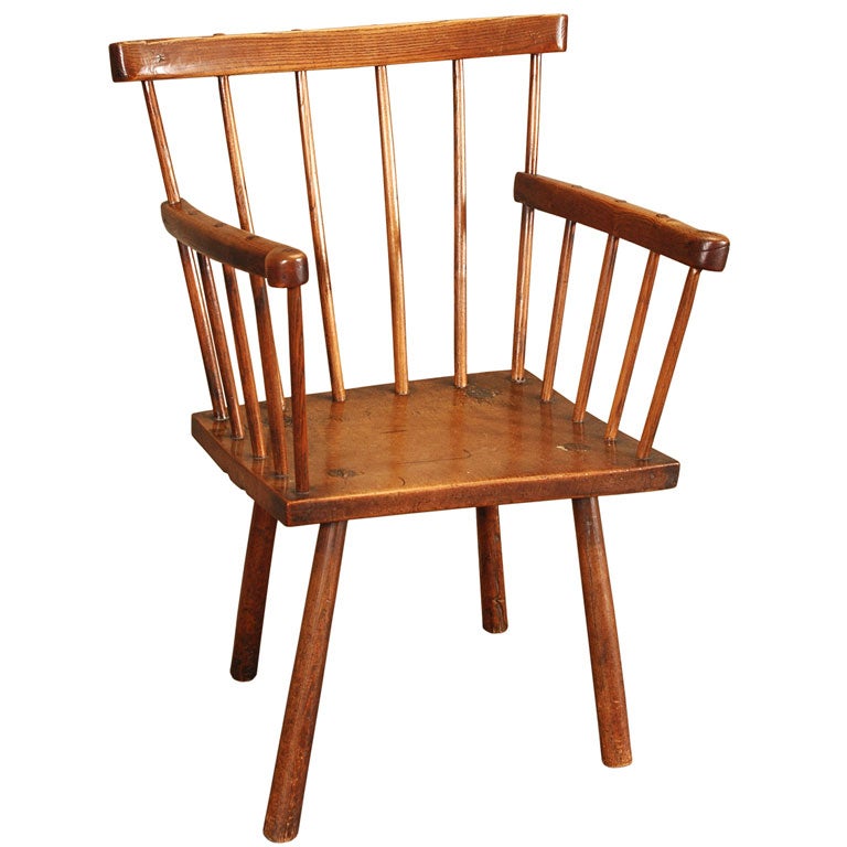 ASH AND SYCAMORE WINDSOR CHAIR For Sale