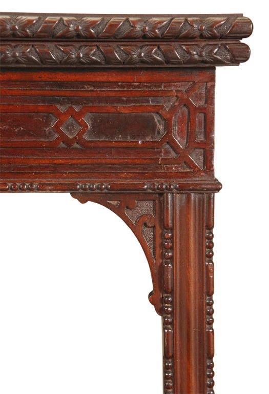 A Near Pair of Blind Fret Card Tables