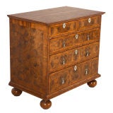 William and Mary Oyster Veneered Chest