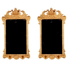 Pair of George III Gilt Mirrors