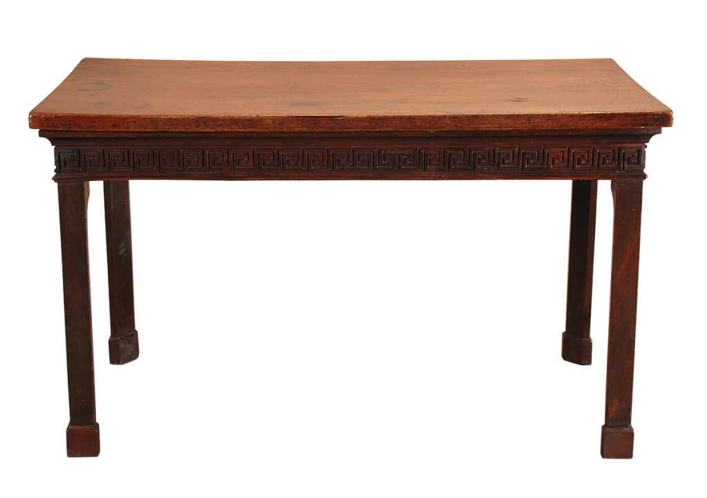 Mahogany Server with Greek Key Motif
