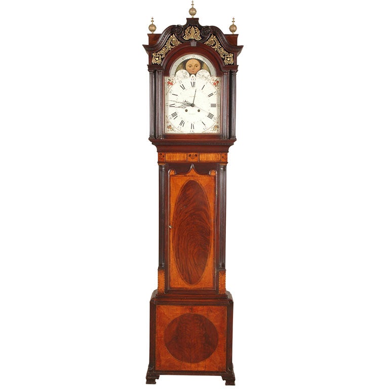 Tall Case Clock By Edward Bertles For Sale