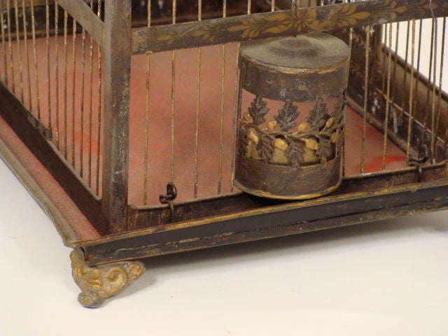 19th century tole birdcage 1