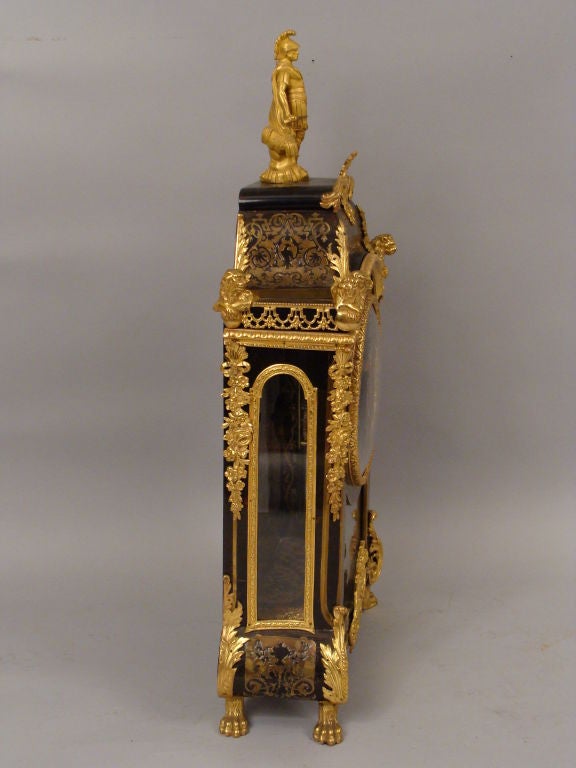 Louis XV boulle mantle clock