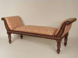 Moroccan bone inlaid daybed/bench