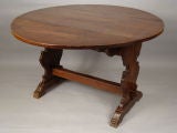 Italian baroque style drop leaf table