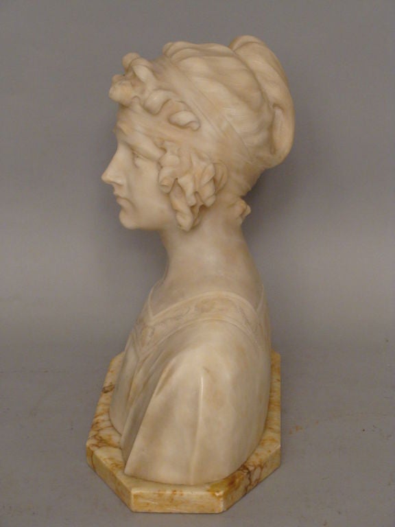 Alabaster bust