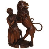 Early 19th century wood carving