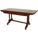 William IV mahogany library table