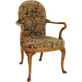 Queen Anne style armchair