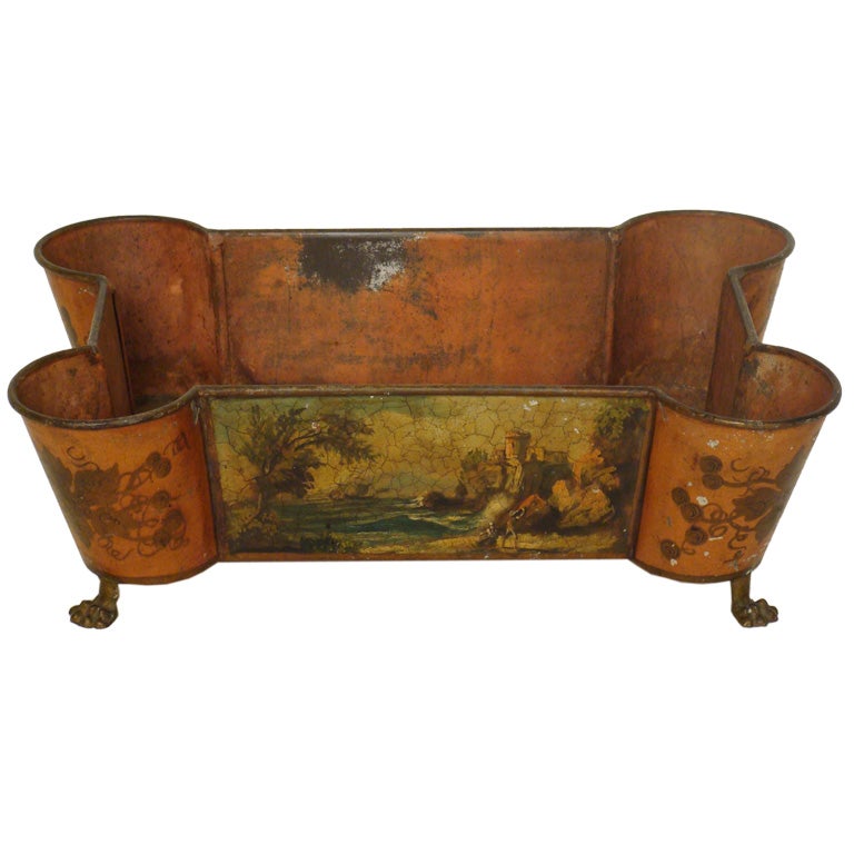 French tole planter