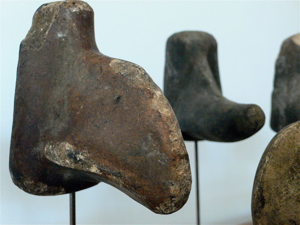 19th Century A Collection of 30 nose molds for Carnivale masks.