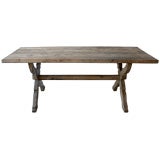Belgian Oak, Cross-Base Table